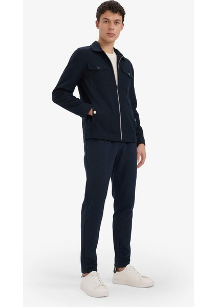 Jogger Pantolon Esnek Basic Düz Beli Bağcıklı Cepli Düz Paça