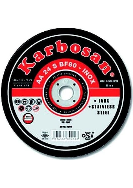 çınar ticaret karbosan ınox kesici 115x1.0x22 mm