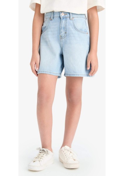 Kız Çocuk Jean Şort