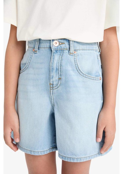 Kız Çocuk Jean Şort