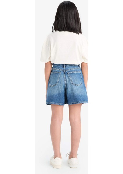 Kız Çocuk Jean Şort