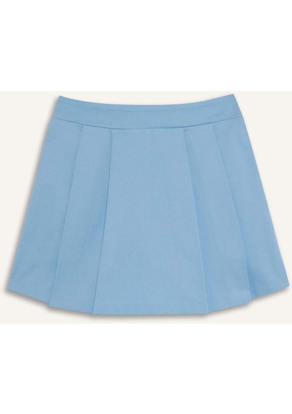 Kız Çocuk Gabardin Pileli Şort Etek E2648A825SM