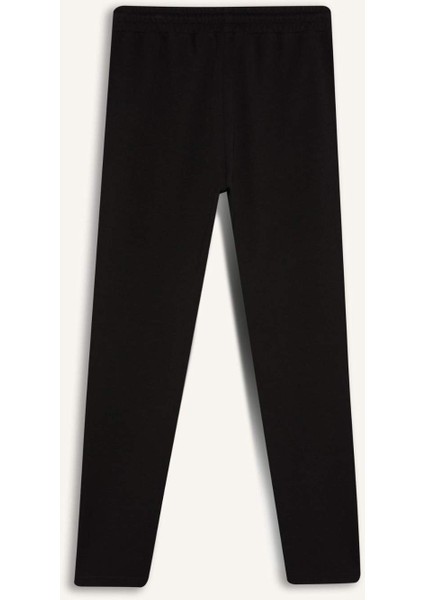 Fit Slim Fit Sporcu İnce Jogger Eşofman Altı Dar Kesim Fermuarlı Basic Düz Standart Paça S3309AZ25SP