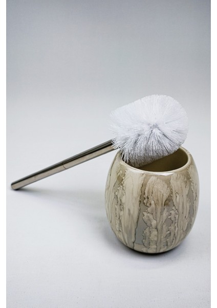 Seramik Metal Saplı Tuvalet Fırçası