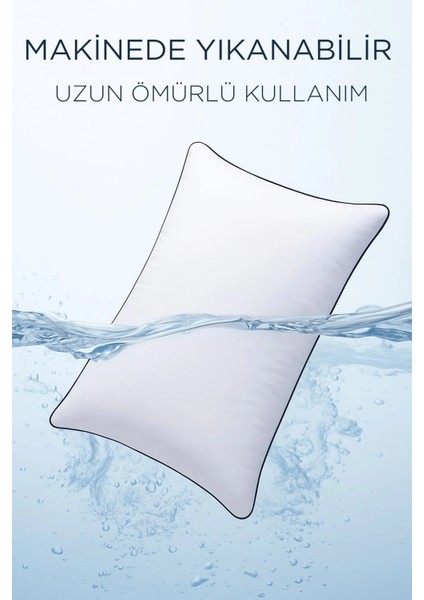 çınar ticaret 50x70cm nano jel lüks yastık 1200gr anti-alerjik pamuklu yastık microfiber ultra dolgun silikon fiyatları