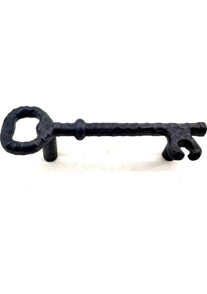 çınar ticaret antika tarz dekoratif pirinç anahtar şeklinde kapı çekme kolu, mobilya, sandık, kutu kulbu - 96mm, oksit