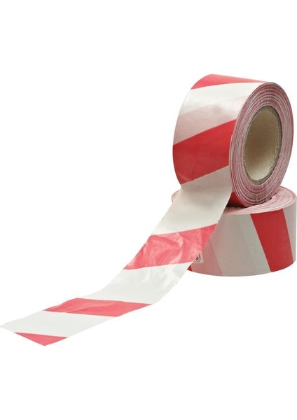 çınar ticaret emniyet ıkaz şeridi kırmızı beyaz 200 metre