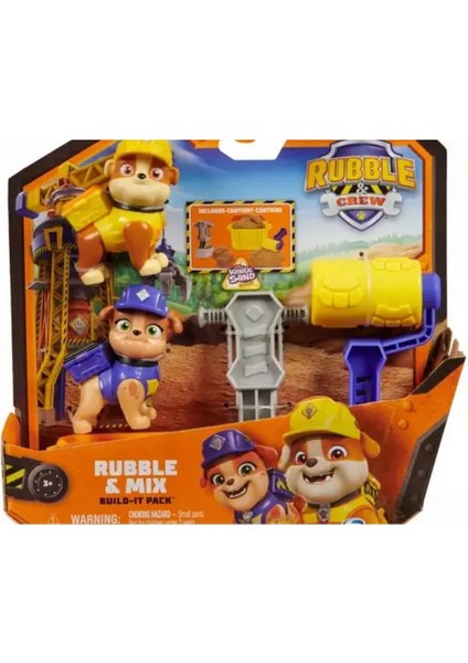 çınar ticaret paw patrol rubble & crew yapı seti modelleri