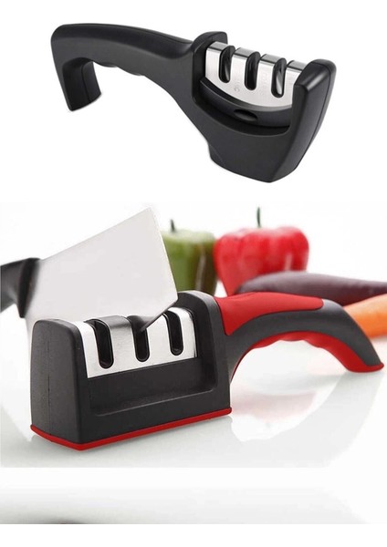 çınar ticaret profesyonel bıçak bileyici 3 açılı elmas seramik tungsten çelik el bıçakları bileme