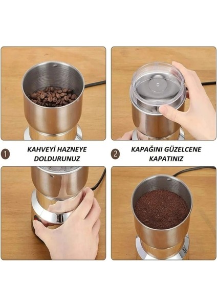 çınar ticaret elektrikli kahve keten tohumu baharat öğütücü 2 bıçak 150w modelleri