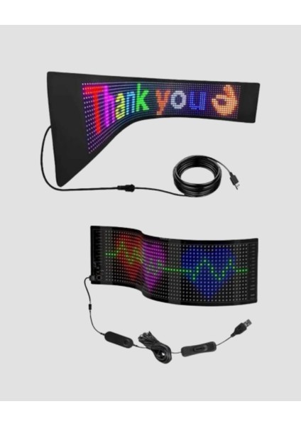 çınar ticaret 5v usb akıllı piksel led panel – mobil uygulama kontrollü, renkli ışık efektli fiyatları