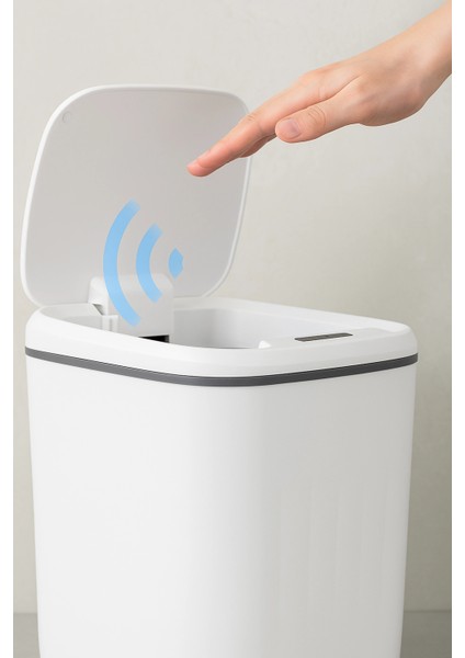 çınar ticaret akıllı sensörlü antibakteriyel çöp kovası 20 lt piller kutuya dahil