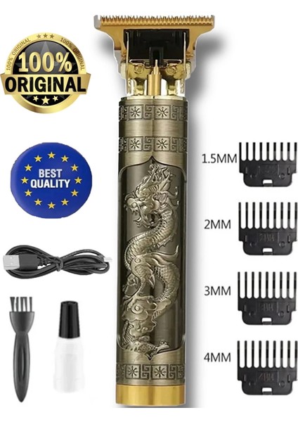 çınar ticaret dragon çelik kasa profesyonel saç sakal ense çizim tüm vücut tüyü lazer öncesi tıraş makinesi