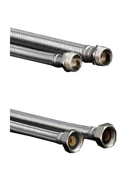 çınar ticaret 3/8x3/8 nipelli flex hortum 20 cm
