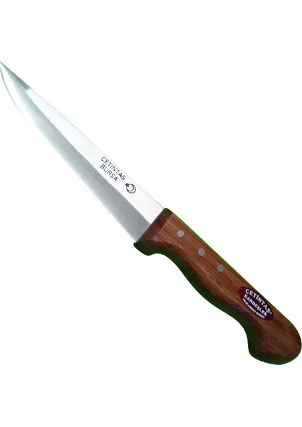 çınar ticaret eco lounge çetintaş bursa kurban ve kasap bıçağı no:2, 16 cm, ahşap gül sap