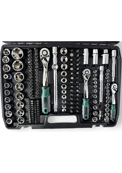 çınar ticaret tam profesiyonel germany 72 diş eğik cırcır 216 parça lokma takımı oto tamirci tam set 1/2-3/8-1/4 fırsatları