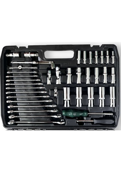 çınar ticaret tam profesiyonel germany 72 diş eğik cırcır 216 parça lokma takımı oto tamirci tam set 1/2-3/8-1/4 indirimleri