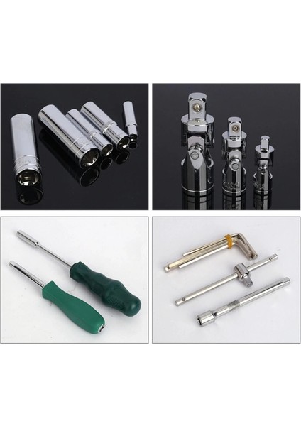 çınar ticaret tam profesiyonel germany 72 diş eğik cırcır 216 parça lokma takımı oto tamirci tam set 1/2-3/8-1/4