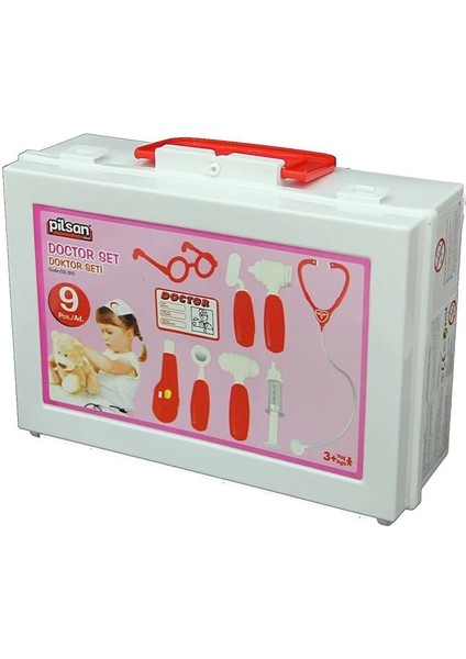 çınar ticaret çantalı doktor seti kırmızı fiyatları
