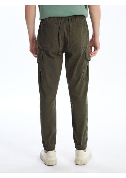 Yeni Sezon Standart Kalıp Gabardin Erkek Kargo Pantolon fırsatları