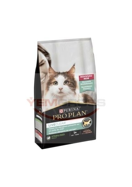 Liveclear Sterilised Salmon Kedi Maması - 1,4 Kg indirimleri