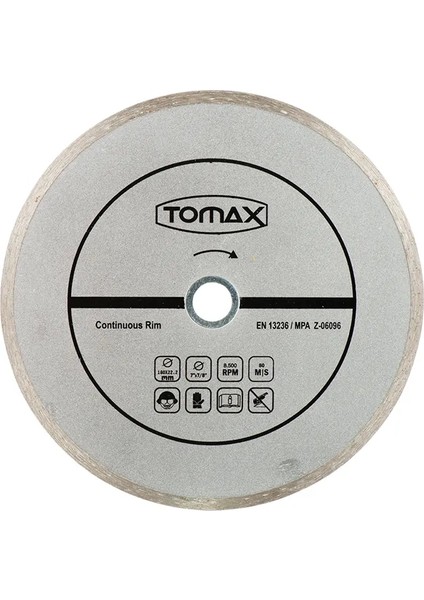 çınar ticaret sürekli elmas fayans kesici disk - 115x2,0x22