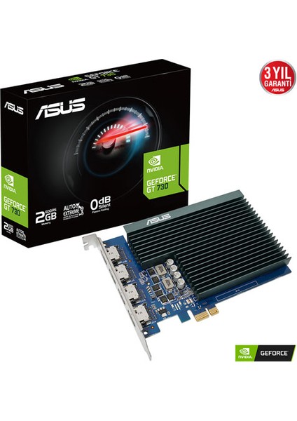 çınar ticaret asus nvidia 2gb gt730 gddr5 64 bit gt730-4h-sl-2gd5 4xhdmı 16x