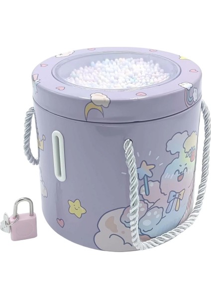 çınar ticaret kilitli metal yuvarlak kumbara