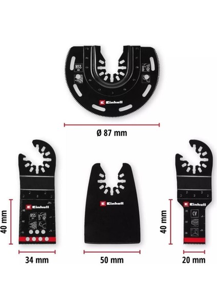çınar ticaret einhell raspalama uç seti 4 parça
