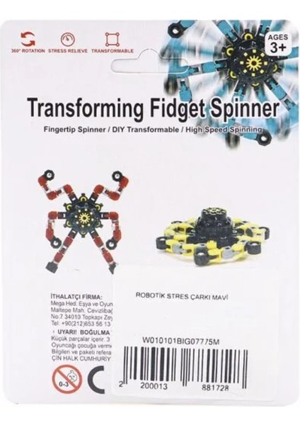 çınar ticaret robota dönüşen mavi stres çarkı fiyatları