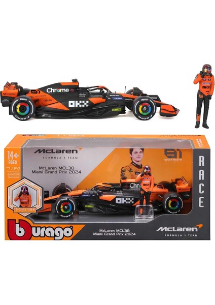 çınar ticaret 1:24 formula 1 mclaren mcl38 miami grand prix 2024
