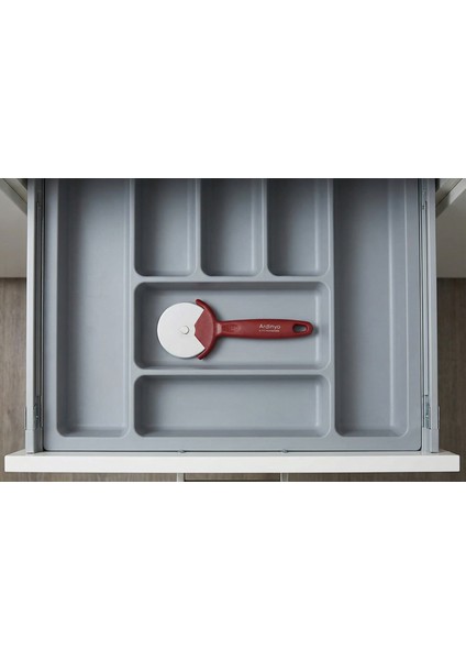 Ergonomik Paslanmaz Çelik Büyük Tekerlekli Pizza Kesici ve Hamur Bıçağı Mutfak Dilimleyici fırsatları