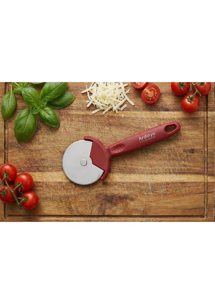 Ergonomik Paslanmaz Çelik Büyük Tekerlekli Pizza Kesici ve Hamur Bıçağı Mutfak Dilimleyici indirimleri