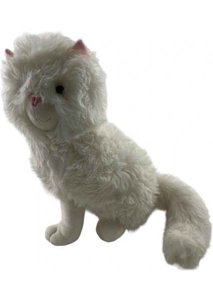 çınar ticaret 5124 puffy oturan beyaz kedi