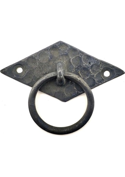 çınar ticaret antika tarz dekoratif pirinç yan baklava kapı kulbu - 41x82 mm, oksit