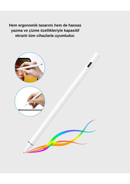 çınar ticaret manyetik dokunmatik kalem – bluetooth gerektirmeyen, type-c şarjlı, ipad ve android uyumlu hassas stylus indirimleri