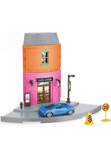 çınar ticaret şehrin blokları yapboz müze seti - 768-5br modelleri