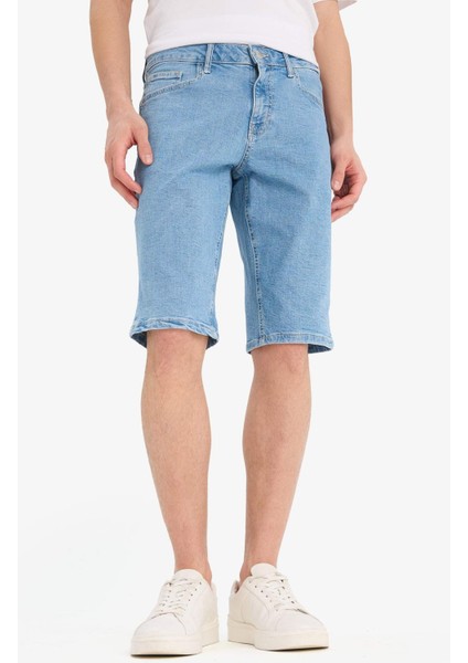 Regular Fit Jean Bermuda Şort A4805AX25SM
