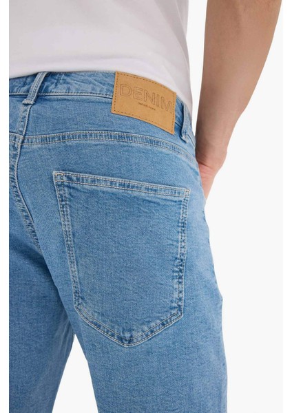 Regular Fit Jean Bermuda Şort A4805AX25SM