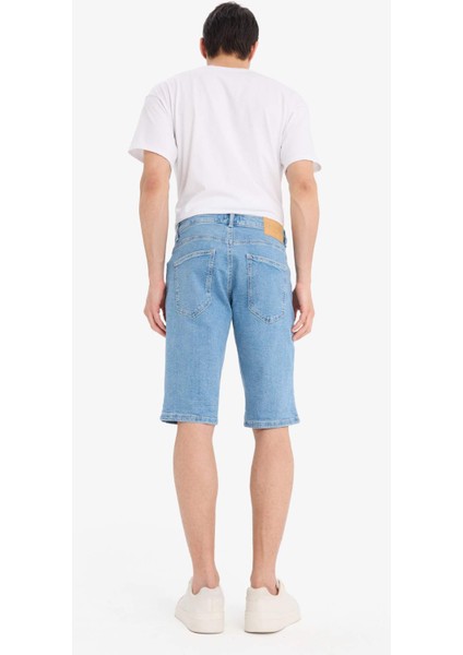 Regular Fit Jean Bermuda Şort A4805AX25SM