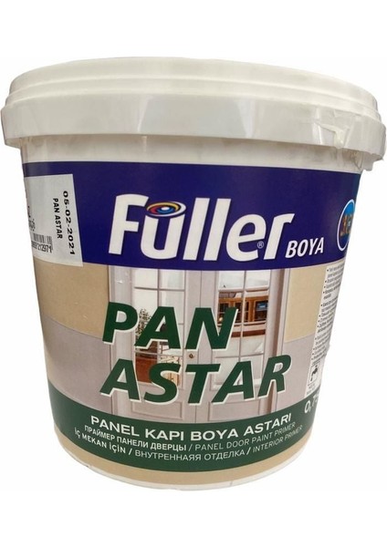 çınar ticaret füller pan astar 2,5 litre panel kapı ıçin beyaz