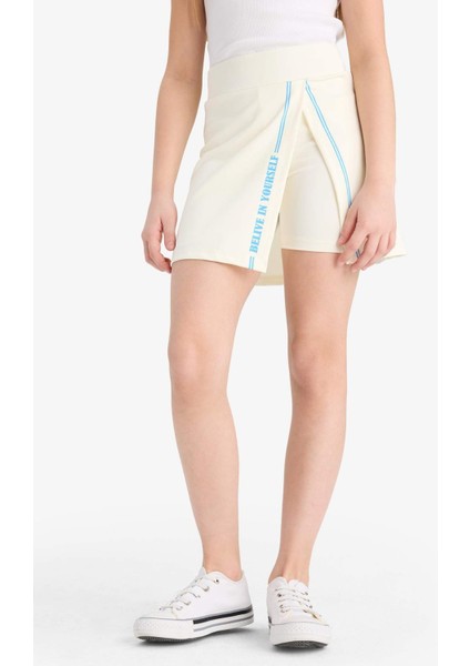 Kız Çocuk Baskılı Şort Etek E1117A825SM