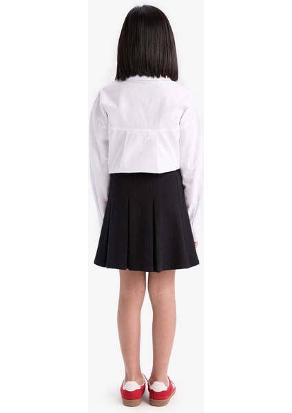 Kız Çocuk Basic Düz Pileli Etek E2661A825SM