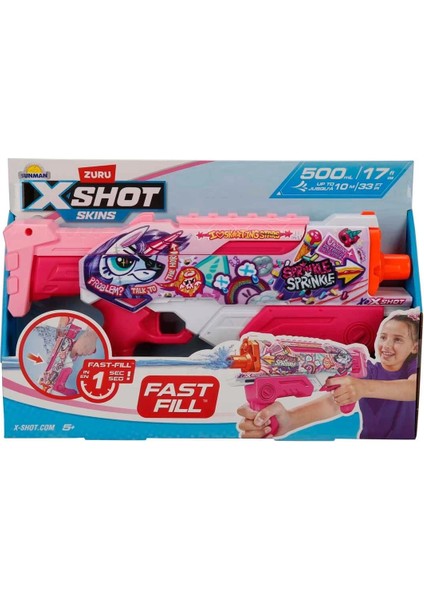 çınar ticaret x-shot skins hyperload fast fill su tabancası 34 cm - s00004583 indirimleri