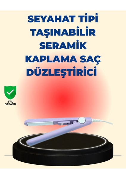 çınar ticaret 2’si 1 arada saç düzleştirici ve bukle maşası – düz ve kıvırcık saçlara uygun çok yönlü kullanım