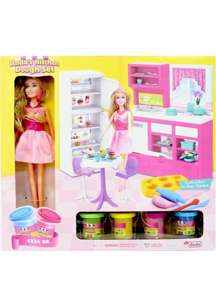 çınar ticaret linda'nın mutfağı oyun hamuru seti