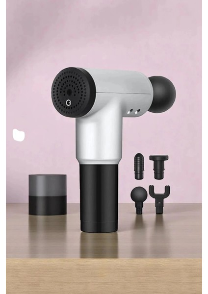 çınar ticaret yeni nesil masaj tabancası 4 başlıklı sporcu şarjlı kablosuz omuz bacak ayak renk seçilemez modelleri