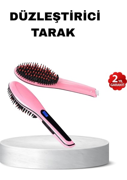 çınar ticaret dijital ekranlı seramik saç düzleştirici tarak – 5 kademeli ısı ayarı, ıyon kontrollü