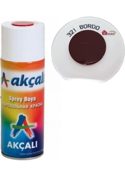 çınar ticaret akçalı sprey boya 400 ml 321 bordo