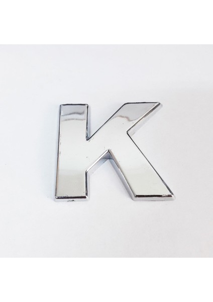 çınar ticaret cemax k harfi 3,75 cm krom yapışkanlı